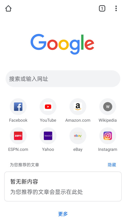 谷歌浏览器(google chrome)安卓版截图0