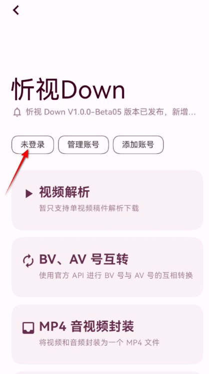 忻视DownB站视频解析工具
