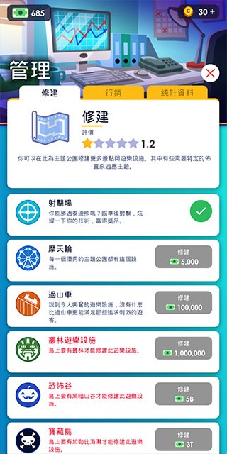 闲置主题公园大亨2025