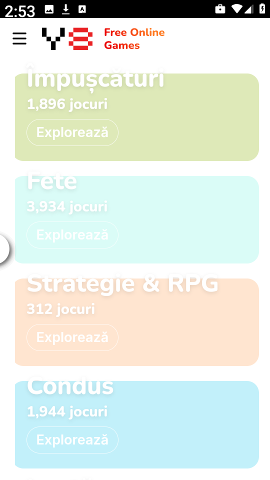 Y8 Games截图2