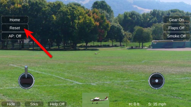 模拟遥控飞机