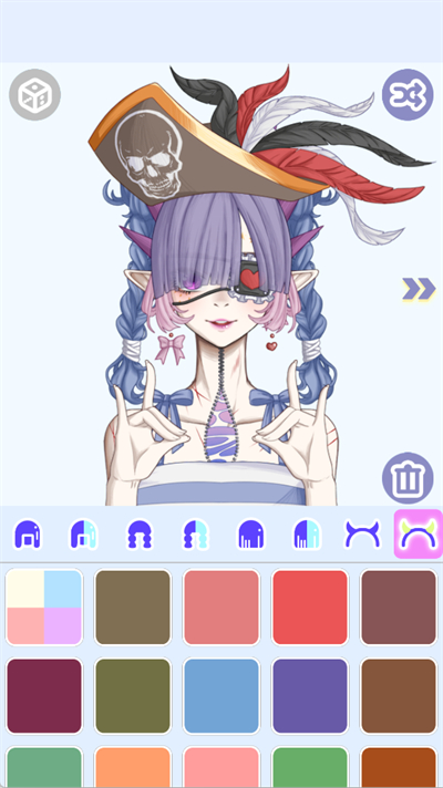 怪物女孩换装游戏