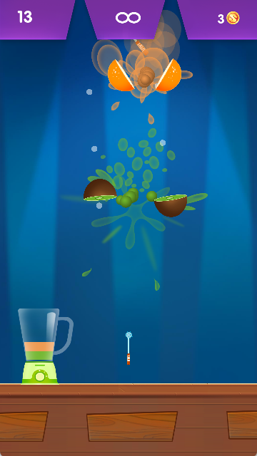 旋转切水果游戏截图1