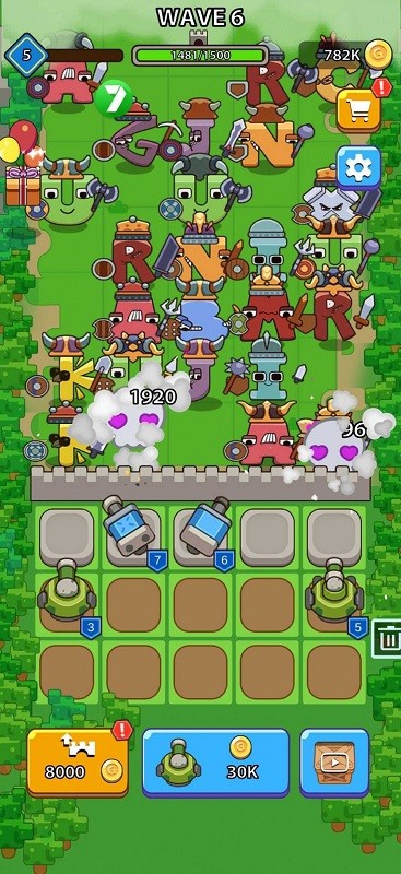 字母防御塔游戏截图1