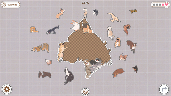 挤在一起的狗狗手机版