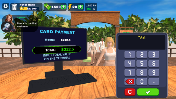 海滩酒店模拟器