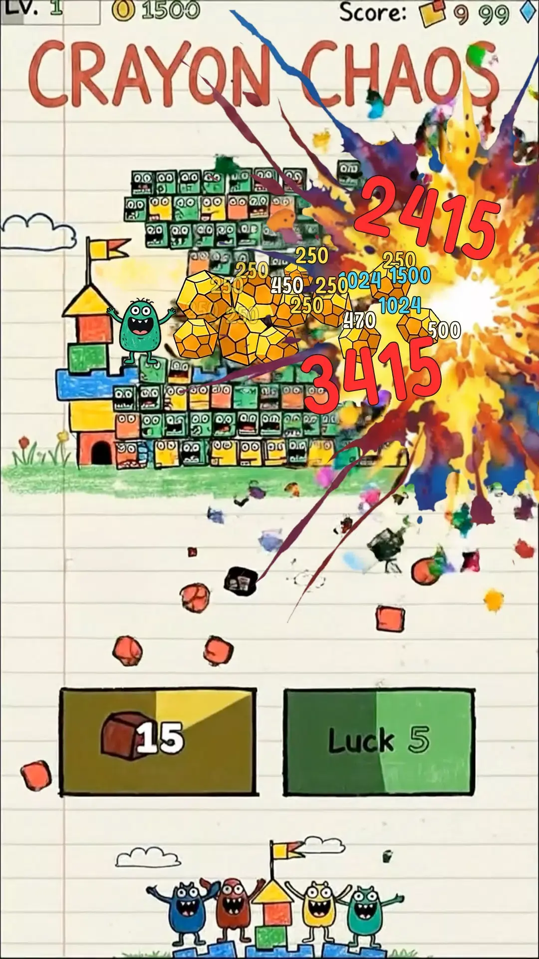 蜡笔防御战截图3