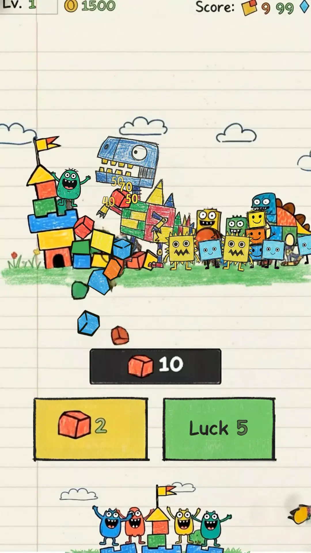 蜡笔防御战截图1