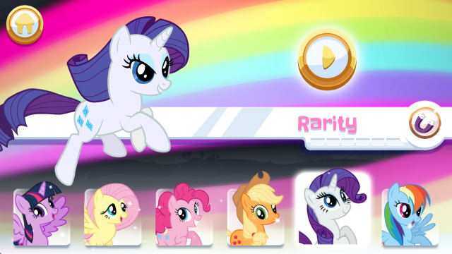 小马宝莉彩虹跑将游戏