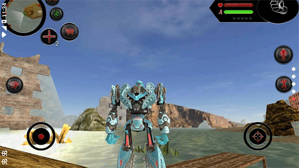 变形鲨鱼机器人截图1