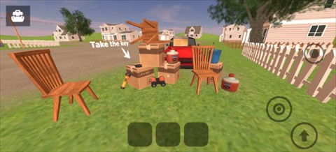 愤怒的邻居一家三口