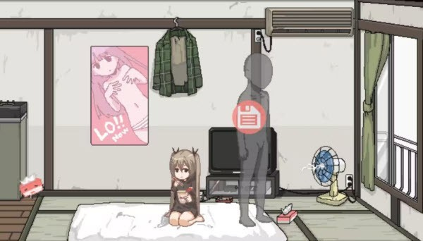 每天和家里蹲妹妹一起的生活