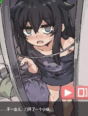 阴暗房间的孤独女孩