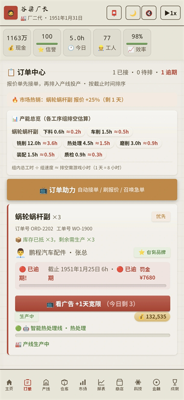那年我接手了老爸的工厂