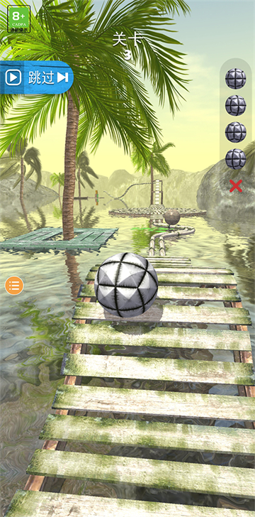 滚动冒险球goingballs