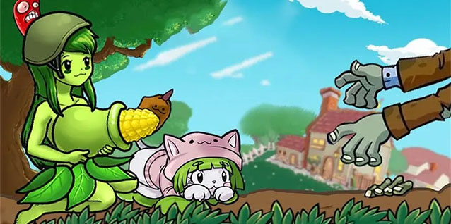 打僵尸的手机游戏